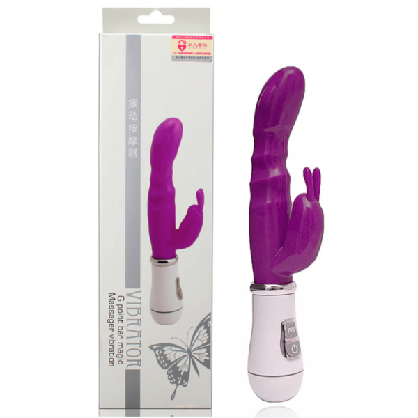 VIBRADOR PONTO G JELLY ROXO